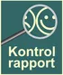 Kontrolrapport med smiley under lup
